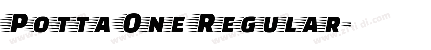 Potta One Regular字体转换 Potta One Regular字体转换